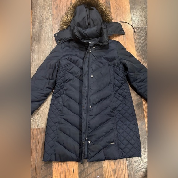 Kenneth Cole Reaction Navy Quilted Puffer Jacket in size Large - Picture 7 of 16